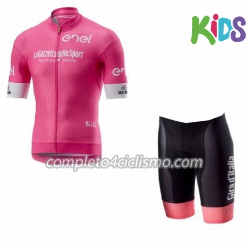 Bambino Maglia Rosa + Pantaloncino 2018 Giro d'Italia