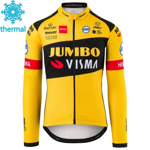 Maglia 2020 Team Jumbo-Visma Winter Invernale N001