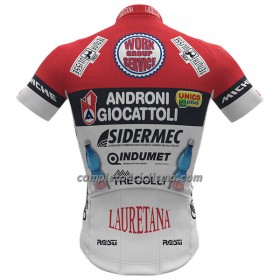 Maglia Sidermec 2021 Androni Giocattoli Manica Corta Rosso Bianco