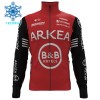 Completo Maglia ML + Pantaloncino con bretelle ML 2025 Arkea-B B Hotels Winter Invernale Rosso