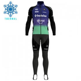 Completo Maglia ML + Pantaloncino con bretelle ML 2025 Baloise Glowi Lions Winter Invernale Verde