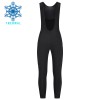 Completo Maglia ML + Pantaloncino con bretelle ML 2025 Visma Lease A Bike Winter Invernale Giallo
