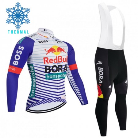 Completo Maglia ML + Pantaloncino con bretelle ML 2026 BORA-Hansgrohe Bull Winter Invernale Rosso Bianco Completo Maglia ML + Pantaloncino con bretelle ML 2026 BORA-Hansgrohe Bull Winter Invernale Rosso Bianco
