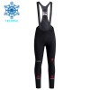 Completo Maglia ML + Pantaloncino con bretelle ML 2026 Tudor Pro Cycling Team Winter Invernale Nero