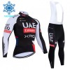 Completo Maglia ML + Pantaloncino con bretelle ML 2026 UAE TEAM EMIRATES XRG Winter Invernale Nero Completo Maglia ML + Pantaloncino con bretelle ML 2026 UAE TEAM EMIRATES XRG Winter Invernale Nero