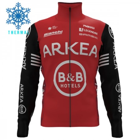 Maglia 2025 Arkea-B B Hotels Manica Lunga Winter Invernale Rosso Maglia 2025 Arkea-B B Hotels Manica Lunga Winter Invernale Rosso