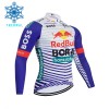 Maglia 2026 BORA-Hansgrohe Bull Manica Lunga Winter Invernale Rosso Bianco Maglia 2026 BORA-Hansgrohe Bull Manica Lunga Winter Invernale Rosso Bianco