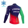 Maglia 2026 Decathlon CMA CGM Manica Lunga Winter Invernale Blu