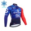 Maglia 2026 Groupama FDJ Manica Lunga Winter Invernale Blu Maglia 2026 Groupama FDJ Manica Lunga Winter Invernale Blu