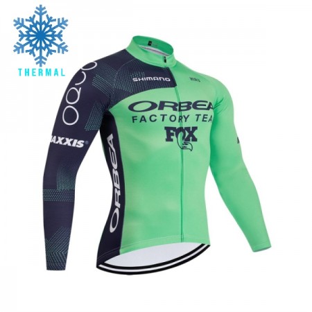 Maglia 2026 Orbea Factory Manica Lunga Winter Invernale Verde Maglia 2026 Orbea Factory Manica Lunga Winter Invernale Verde