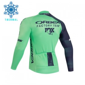 Maglia 2026 Orbea Factory Manica Lunga Winter Invernale Verde