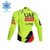 Maglia 2026 UAE TEAM EMIRATES XRG Manica Lunga Winter Invernale Giallo