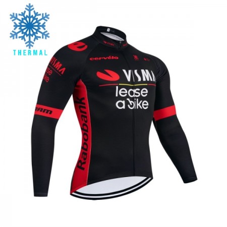 Maglia 2026 Visma Lease A Bike Manica Lunga Winter Invernale Nero Maglia 2026 Visma Lease A Bike Manica Lunga Winter Invernale Nero