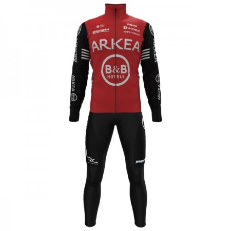 Completo Maglia ML + Pantaloncino con bretelle ML 2025 Arkea-B B Hotels Rosso Completo Maglia ML + Pantaloncino con bretelle ML 2025 Arkea-B B Hotels Rosso