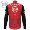 Completo Maglia ML + Pantaloncino con bretelle ML 2025 Arkea-B B Hotels Rosso Bambini
