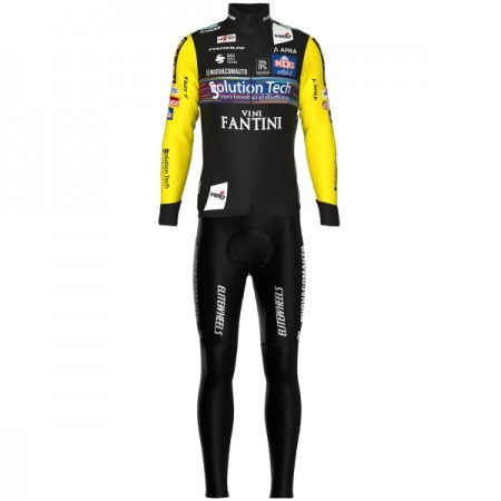 Completo Maglia ML + Pantaloncino con bretelle ML 2025 Solution Tech Vini Fantini Nero Completo Maglia ML + Pantaloncino con bretelle ML 2025 Solution Tech Vini Fantini Nero
