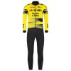 Completo Maglia ML + Pantaloncino con bretelle ML 2025 Visma Lease A Bike Giallo Completo Maglia ML + Pantaloncino con bretelle ML 2025 Visma Lease A Bike Giallo