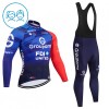 Completo Maglia ML + Pantaloncino con bretelle ML 2026 Groupama FDJ Blu Bambini Completo Maglia ML + Pantaloncino con bretelle ML 2026 Groupama FDJ Blu Bambini