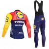 Completo Maglia ML + Pantaloncino con bretelle ML 2026 Lidl-Trek Blu