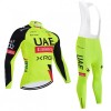 Completo Maglia ML + Pantaloncino con bretelle ML 2026 UAE TEAM EMIRATES XRG Giallo Completo Maglia ML + Pantaloncino con bretelle ML 2026 UAE TEAM EMIRATES XRG Giallo