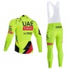 Completo Maglia ML + Pantaloncino con bretelle ML 2026 UAE TEAM EMIRATES XRG Giallo