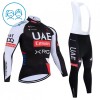 Completo Maglia ML + Pantaloncino con bretelle ML 2026 UAE TEAM EMIRATES XRG Nero Bambini Completo Maglia ML + Pantaloncino con bretelle ML 2026 UAE TEAM EMIRATES XRG Nero Bambini