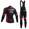 Completo Maglia ML + Pantaloncino con bretelle ML 2026 Visma Lease A Bike Nero