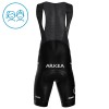 Completo Maglia + Pantaloncino con bretelle 2025 Arkea-B B Hotels Manica Corta Rosso Bambini