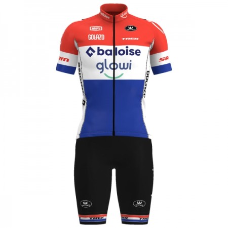 Completo Maglia + Pantaloncino con bretelle 2025 Baloise Glowi Lions Manica Corta Blu Completo Maglia + Pantaloncino con bretelle 2025 Baloise Glowi Lions Manica Corta Blu