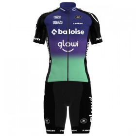 Completo Maglia + Pantaloncino con bretelle 2025 Baloise Glowi Lions Manica Corta Verde