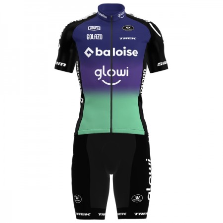 Completo Maglia + Pantaloncino con bretelle 2025 Baloise Glowi Lions Manica Corta Verde Completo Maglia + Pantaloncino con bretelle 2025 Baloise Glowi Lions Manica Corta Verde