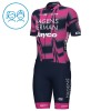 Completo Maglia + Pantaloncino con bretelle 2025 Hagens Berman Jayco Manica Corta Rosa Bambini Completo Maglia + Pantaloncino con bretelle 2025 Hagens Berman Jayco Manica Corta Rosa Bambini