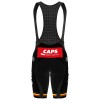 Completo Maglia + Pantaloncino con bretelle 2025 Lotto Campione Del Belgio Manica Corta Rosso