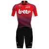 Completo Maglia + Pantaloncino con bretelle 2025 Lotto Manica Corta Rosso Completo Maglia + Pantaloncino con bretelle 2025 Lotto Manica Corta Rosso