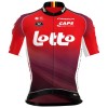 Completo Maglia + Pantaloncino con bretelle 2025 Lotto Manica Corta Rosso