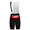 Completo Maglia + Pantaloncino con bretelle 2025 Lotto Manica Corta Rosso