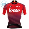 Completo Maglia + Pantaloncino con bretelle 2025 Lotto Manica Corta Rosso Bambini