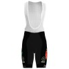 Completo Maglia + Pantaloncino con bretelle 2025 Pauwels Sauzen Cibel Clementines Manica Corta Rosso