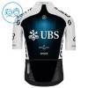 Completo Maglia + Pantaloncino con bretelle 2025 Q36.5 Pro Cycling Team Manica Corta Nero Bambini