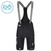 Completo Maglia + Pantaloncino con bretelle 2025 Q36.5 Pro Cycling Team Manica Corta Nero Bambini
