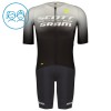 Completo Maglia + Pantaloncino con bretelle 2025 Scott Sram Manica Corta Nero Bambini Completo Maglia + Pantaloncino con bretelle 2025 Scott Sram Manica Corta Nero Bambini