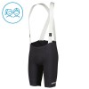Completo Maglia + Pantaloncino con bretelle 2025 Scott Sram Manica Corta Nero Bambini