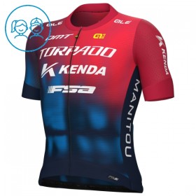Completo Maglia + Pantaloncino con bretelle 2025 Torpado Kenda Factory Manica Corta Rosso Bambini