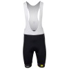 Completo Maglia + Pantaloncino con bretelle 2025 Visma Lease A Bike Campione Del Belgio Manica Corta Giallo