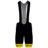 Completo Maglia + Pantaloncino con bretelle 2025 X-Sauce Factory Team Manica Corta Nero
