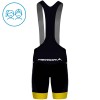 Completo Maglia + Pantaloncino con bretelle 2025 X-Sauce Factory Team Manica Corta Nero Bambini