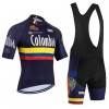 Completo Maglia + Pantaloncino con bretelle 2026 Colombia Manica Corta Nero Completo Maglia + Pantaloncino con bretelle 2026 Colombia Manica Corta Nero