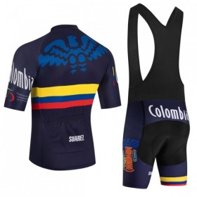 Completo Maglia + Pantaloncino con bretelle 2026 Colombia Manica Corta Nero
