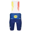 Completo Maglia + Pantaloncino con bretelle 2026 Lidl-Trek Czech Champion Manica Corta Blu