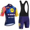 Completo Maglia + Pantaloncino con bretelle 2026 Lidl-Trek Manica Corta Blu Completo Maglia + Pantaloncino con bretelle 2026 Lidl-Trek Manica Corta Blu